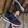 Fashion Women Breathable Mesh Shoes Plus Size Fashion Wedge Sneakers Women Lightweight Non Slip Socks Casual Sneakers  Zapatos De Mujer
