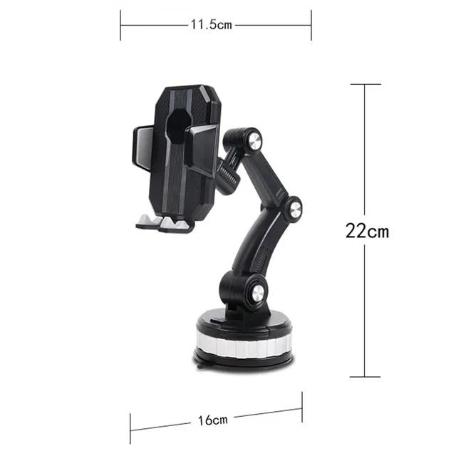 Car Phone Stand Armor 360° Rotatable Dashboard Mobile Unit Support Bracket with Phone Number Plate for IPhone Auto Accessories