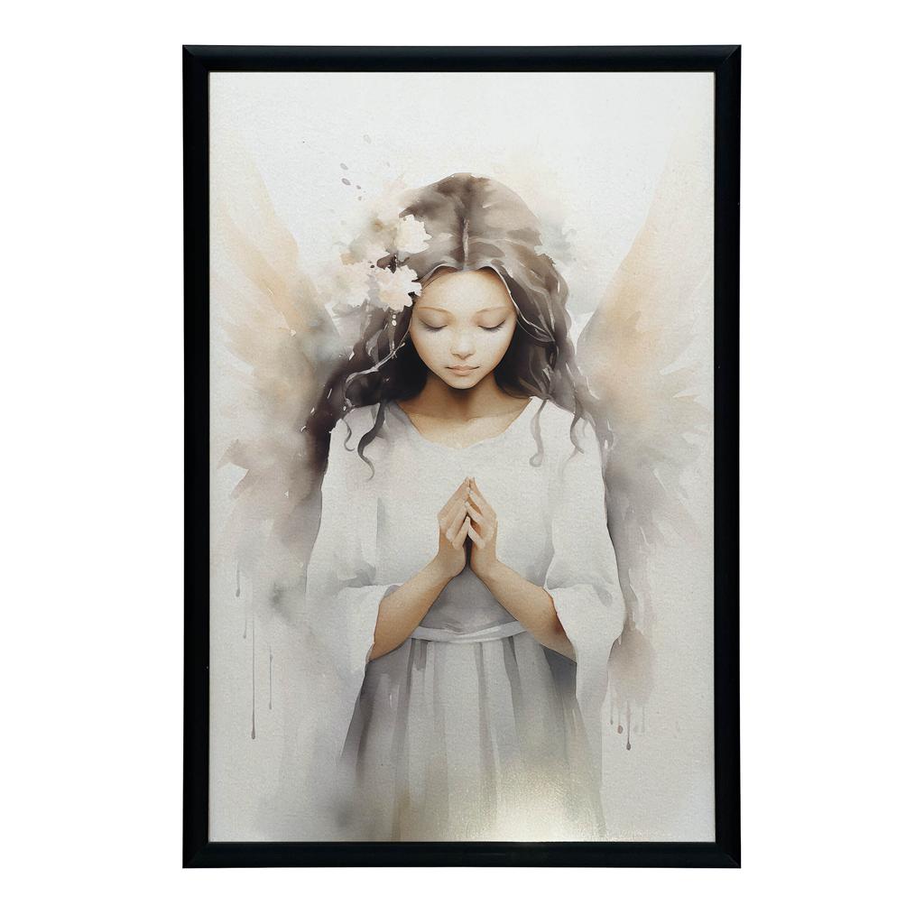 Heavenly Elegance Poster Heavenly Elegance Poster, 40X50 Cm, Black Aluminum Frame, 230 Gsm Matte Paper