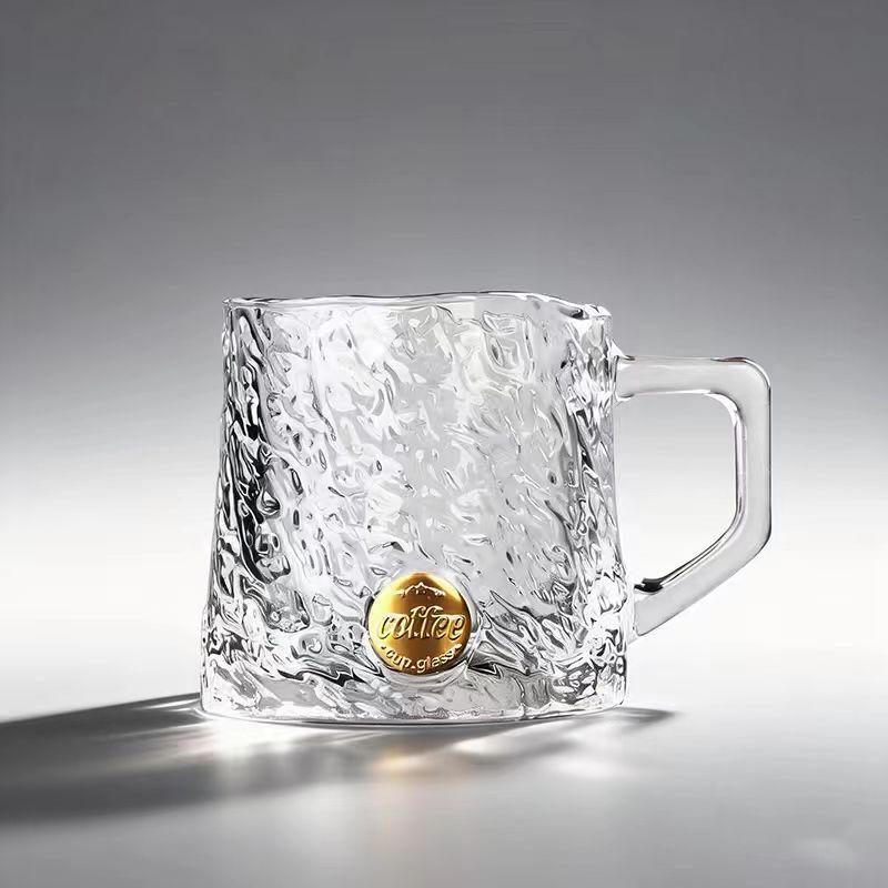 Anvelo Ice Pattern Glass Mug