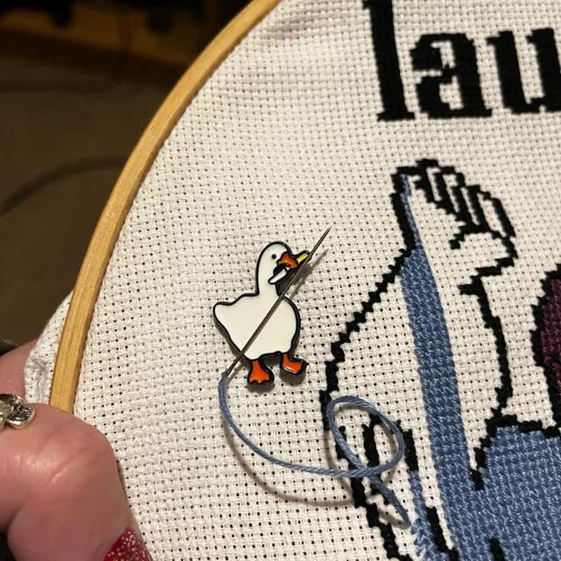 Duck Shaped Quilting Pin Minder Magnetic Needle Minder Cute Animal Shape Quilting Needle Minder For Quilter Tool Embroidery