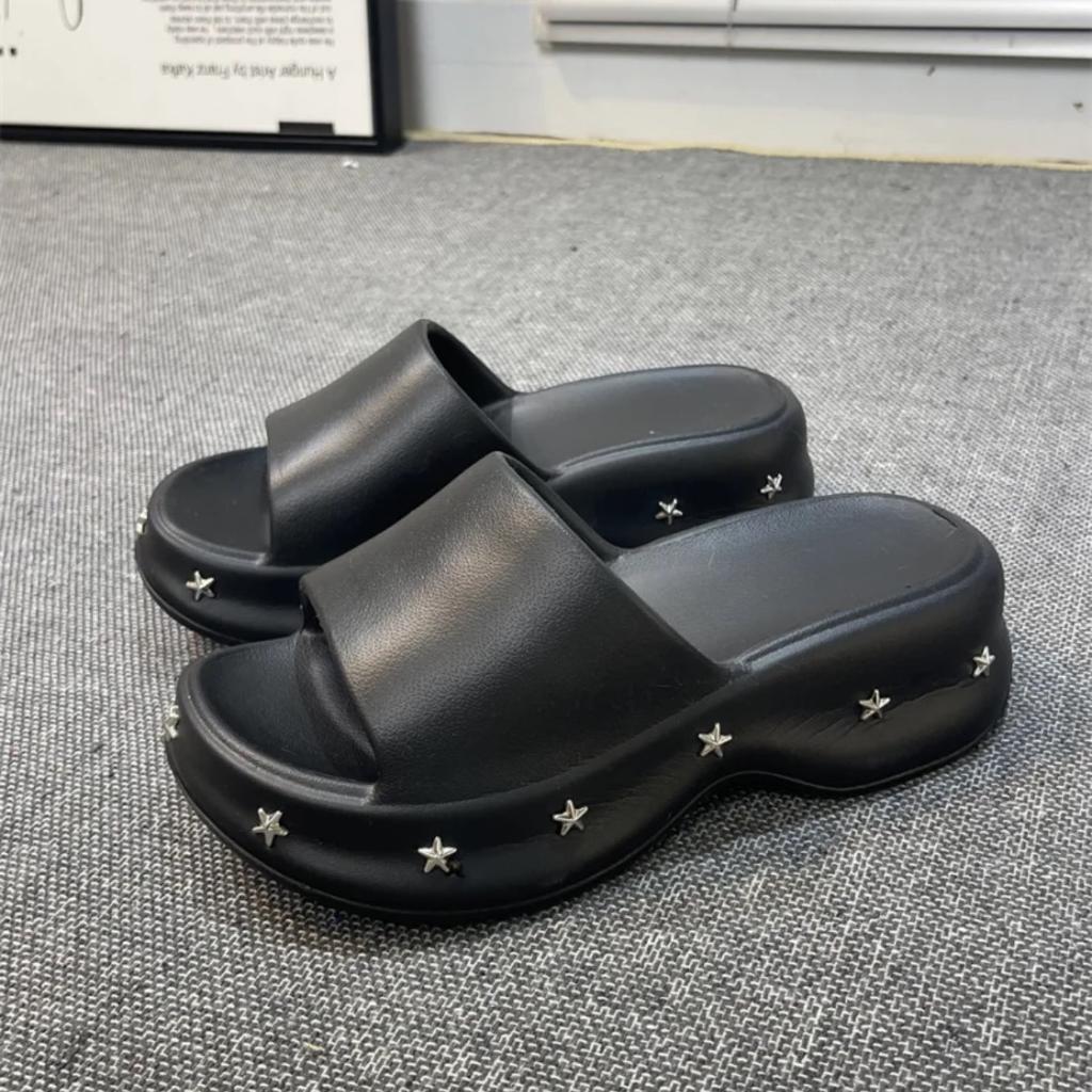 CM platform slippers women's new YK star beach shoes women's summer fashion women's shoes non-slip slippers cool slippers