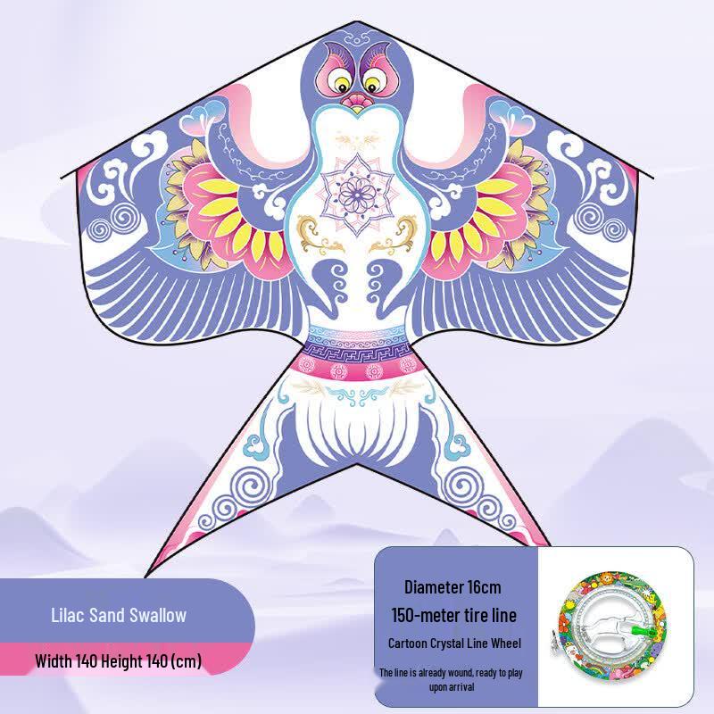 Sand Swallow Kite Flying Accessory Set 150m Line