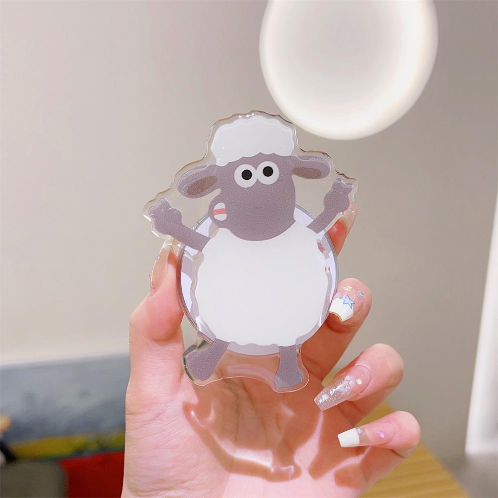 Koreanischer Niedlicher Cartoon für Magsafe Magnetischer Handy-Griptok Grip Tok Ständer für iPhone 15 Faltbare Kabellose Ladehülle Halter Ringständer