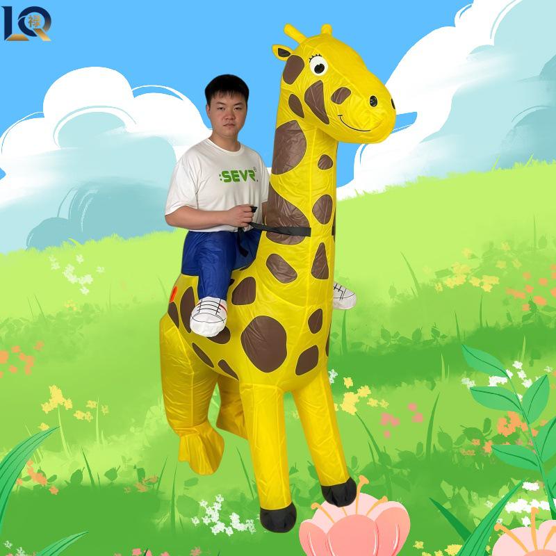 

Надувний костюм-маскот Жирафа - Тваринний Косплей Святковий Одяг