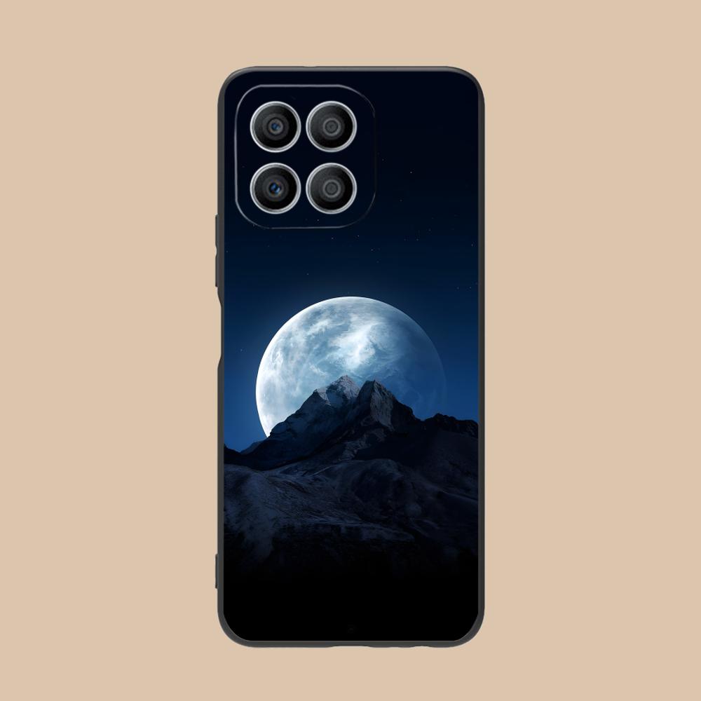 Moon Aesthetic Mobile Phone Case for Honor 90 80 70 60 50 30 20 10 9 8 7 Pro S SE Lite 5G Colorful Printing Cover Luxury Cover
