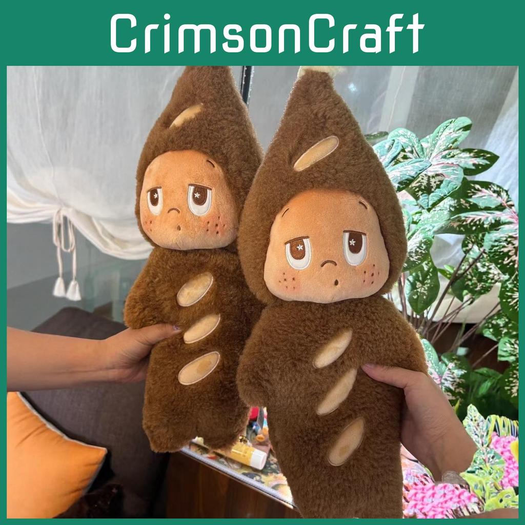 Twinkle Fluffy Plush Toy With Baguette Design For Kids And Teens Gift