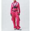 Adult Long Sleeved Solid Color Red Jumpsuit Cosplay Clothing