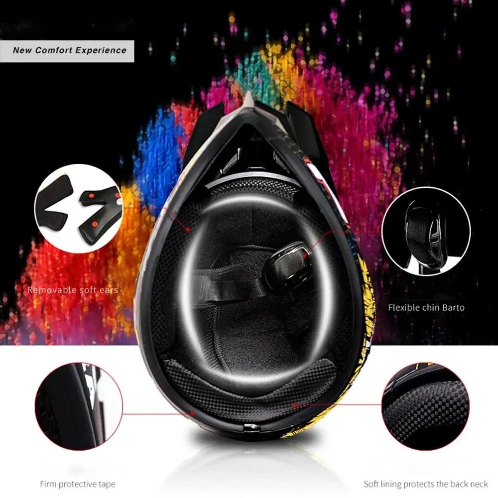 Universal Full-Coverage Motorcycle Helmet for Men And Women Moto Scooter Helmet Personality Four Seasons Gift