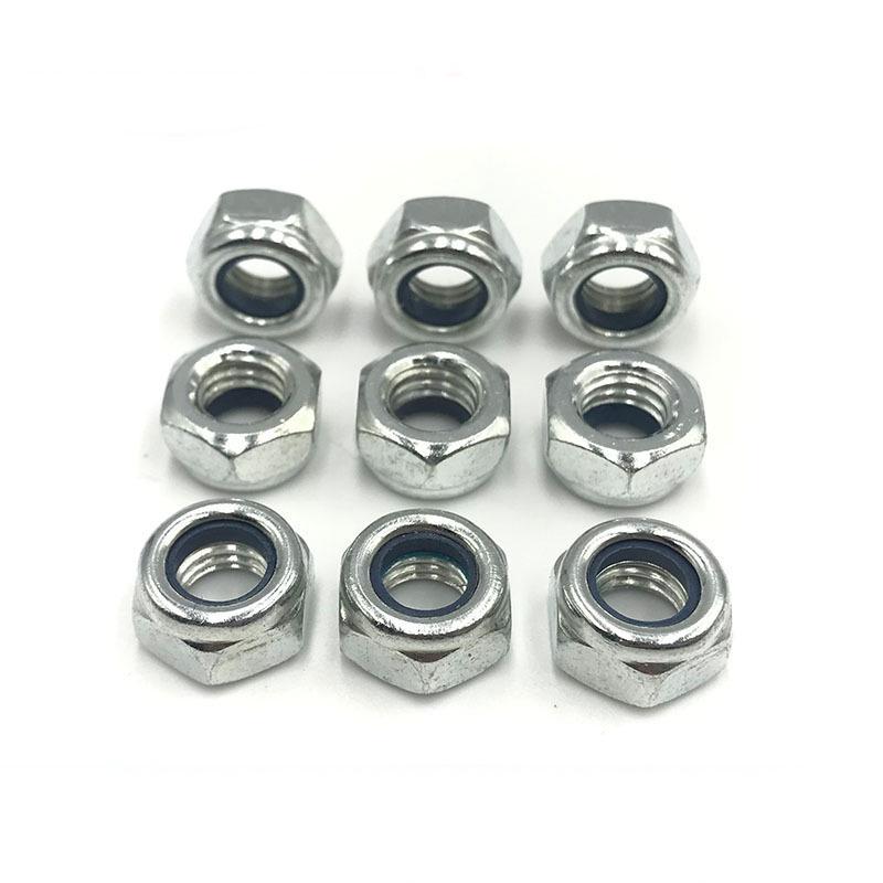 Galvanized Iron Nylon Self-locking Nut Cap (M3-M27)