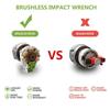 Brushless Impact Electric Spanner Lithium Battery Framer Carpenter Auto Repair Tools 1000 Large Torque
