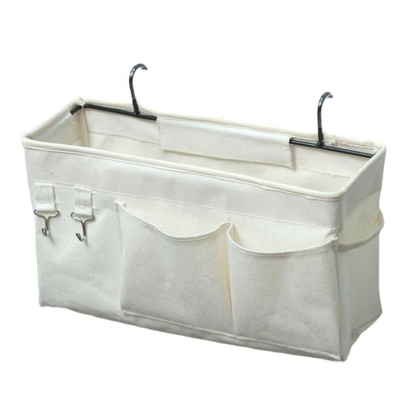 Стильная хлопково-льняная прикроватная сумка для хранения держатель для пульта дистанционного управления удобный подвесной органайзер для общежитий бортиков кровати 1060₽