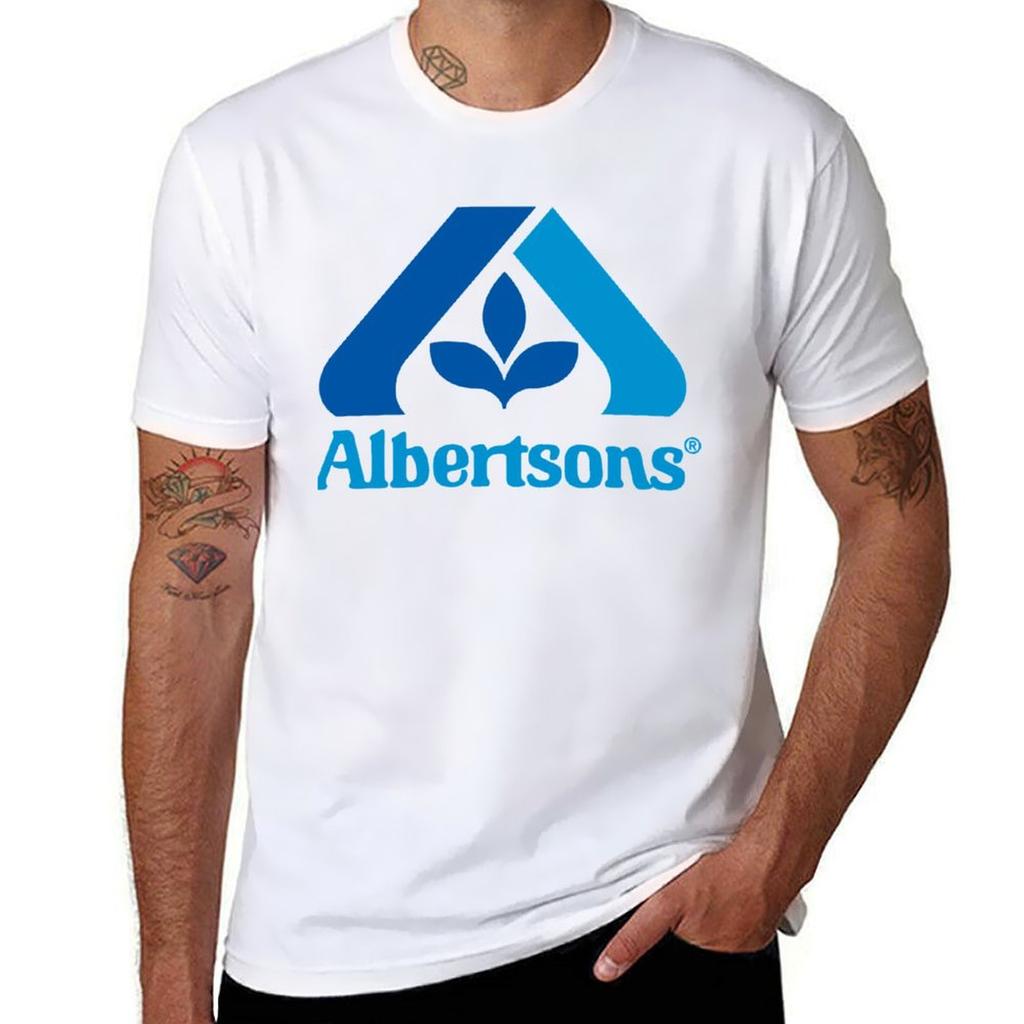 Retail Albertsons Logo Tshirt Fashion Casual Short Sleeve Top