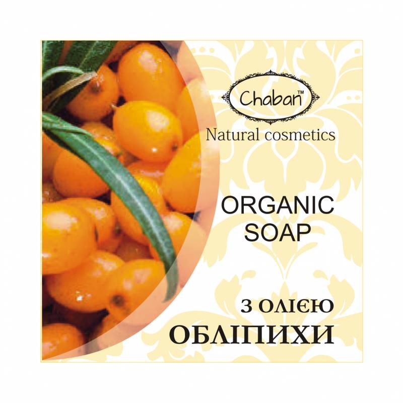Organic Soap TM Chaban with Sea Buckthorn Oil 100 G 00178