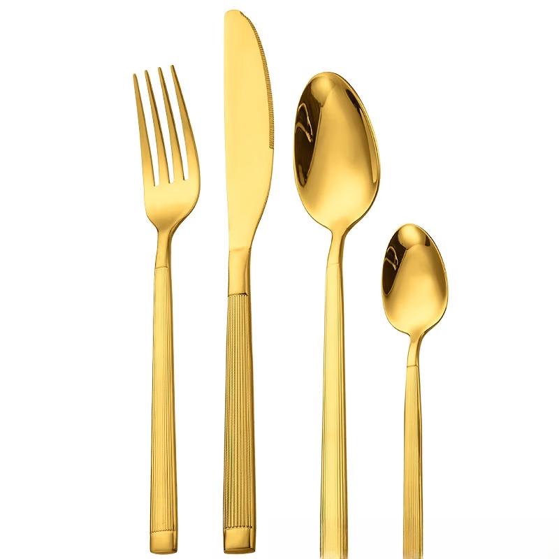 Elegant Guqin Handle Stainless Steel Cutlery