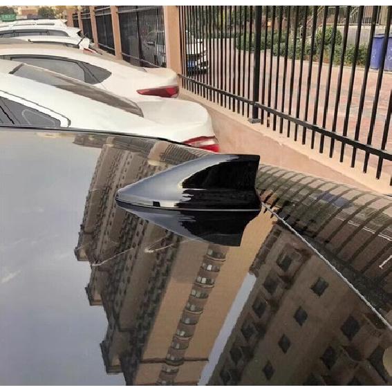 For Lexus LS500 L500h 2018-2024 Black ABS Shark Fin Antenna Receiver Cover Trim