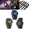 Stylish Multifunctional Outdoor Men's Watch With Luminous Dial And Quartz Movement