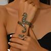 Punk Snake Bendable Choker Adjustable Y-Shaped Metal Snake Wrap Necklace Personality Jewelry Accessory