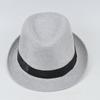 Stroh Trilby Sonnenhut Herren Damen Damen Sommer Panama Designer Fedora Strandhut