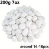 200/400g White High Polished Natural Pebbles 2-3cm Courtyard Landscape Decoration Rocks Peddles for Plant Vases Fish Tank JXB