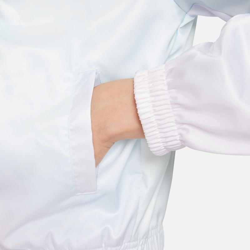 Nike Sportswear Womens Stand Collar Casual Jacket Women Jackets Pink Blue White DD4827-482