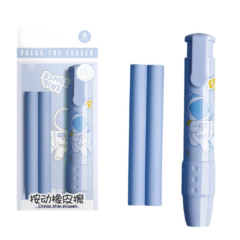 

Гумки у стилі ручки Висувні механічні гумки із змінними стрижнями Шкільне офісне приладдя Мультяшна гумка, що висувається