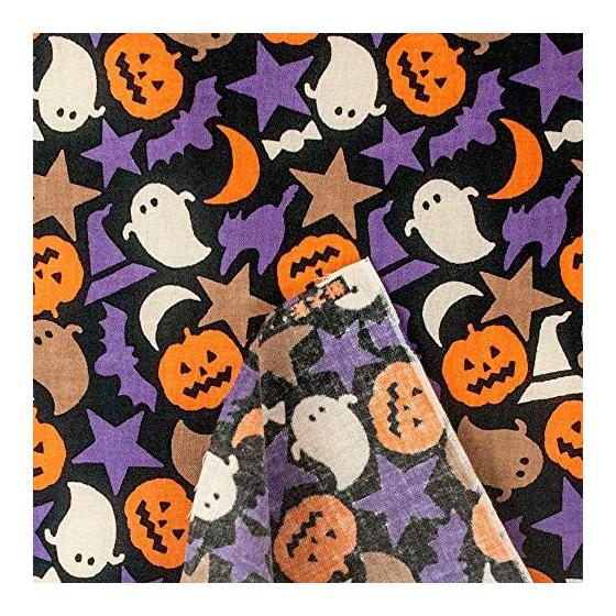 Hamamonyo Tenugui Halloween Carnival Black