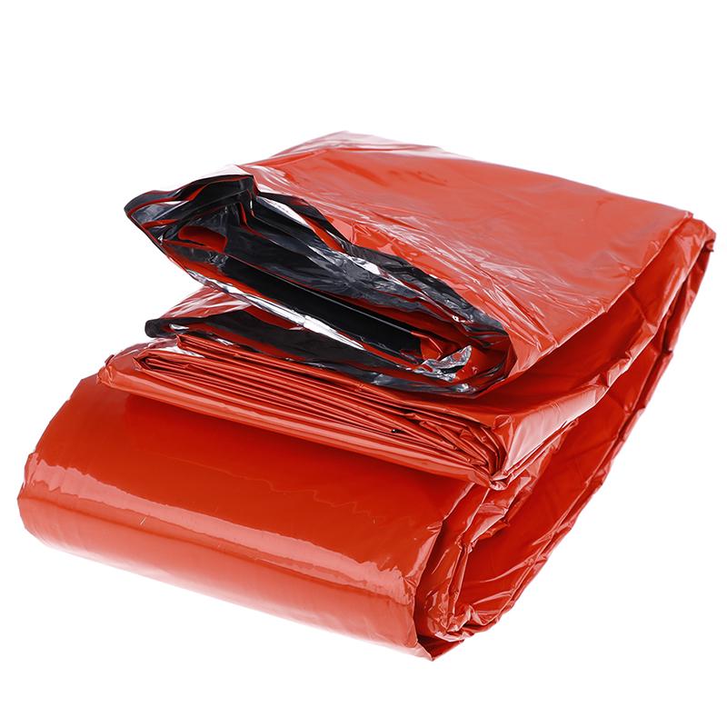 1Pc Storage Bag Emergency First Aid Sleeping Bag Pe Film Tent
