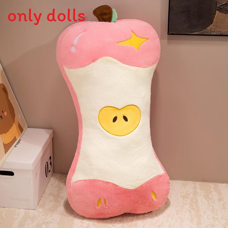 

Apple Shaped Plush Pillow With Soft Pp Cotton Filling For Home Decor And Lounge Comfort Pink,50cm