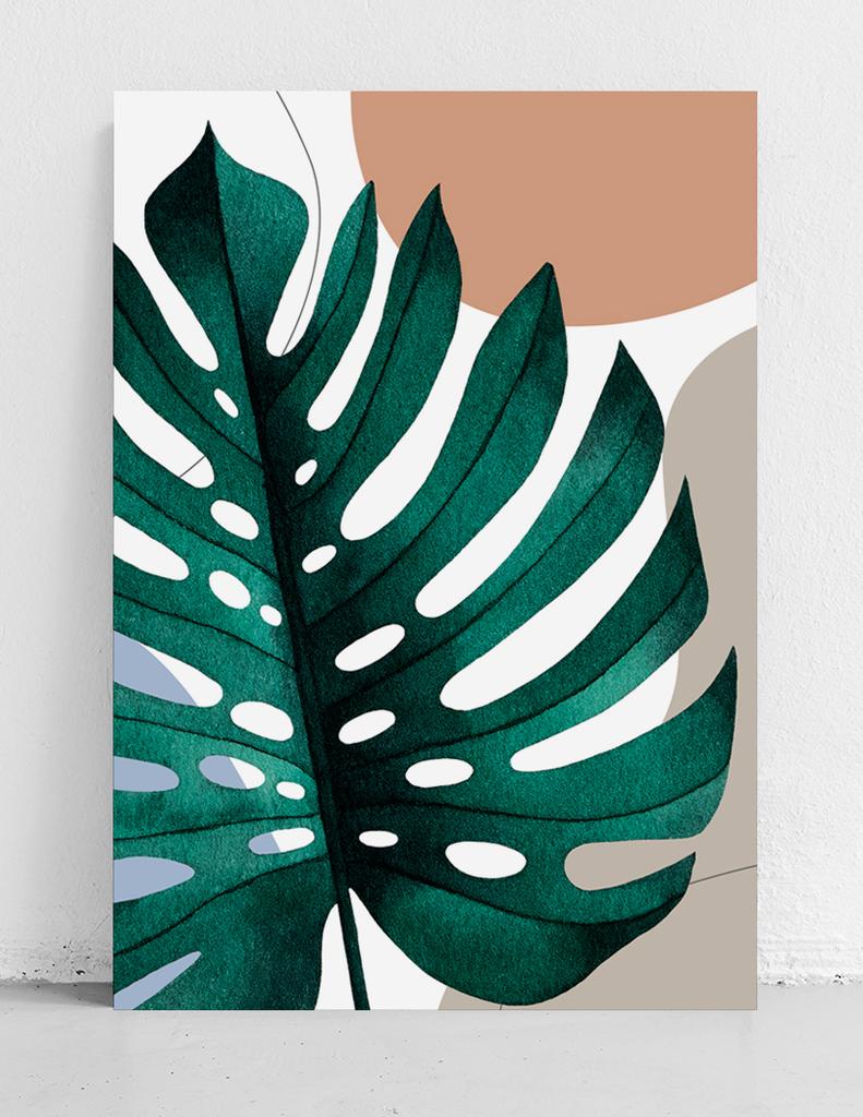 Plakát boho plakáty list monstery