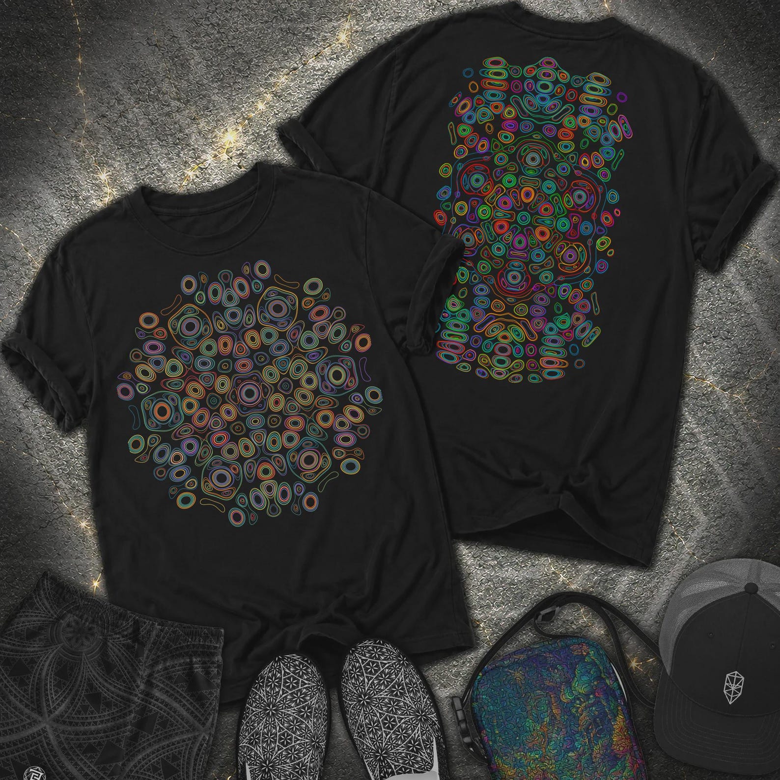 Frequency Of Color 2 Sided Comfort T-Shirt M