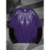 Y2K High Street Hip-Hop Dark Style Print Long-Sleeve T-Shirt, a Trendy Casual Style for Everyday Wear, Perfect for Street Fashion Enthusiasts