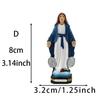 Maria Statue Nativity Set Desktop Classical Resin Decor for Living Room