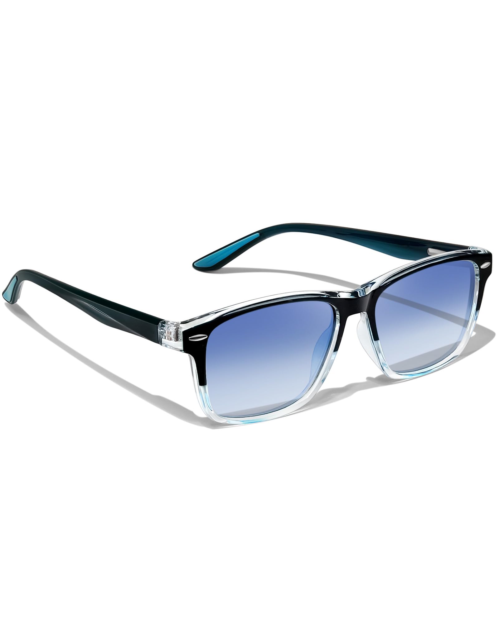 [Rimerakea] Sunglasses TR90 UV Protection Spring Hinges Gradient Blue Polarized Fishing Sports Stylish Driving