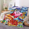 1pc Kirby Fantasy Soft Skin-Friendly Flannel Blanket with Digital Printing, Various Sizes Available for Family, Friends, Birthday