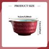 Ceramic Matcha Bowl Designed for Mixing, Featuring A Pouring Spout In Porcelain