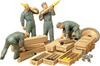 Tamiya 1/35 Military Miniature Series No. 188 German Army Tank Crew with Cannon Loading Set Plastic Model 35188