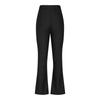 High Waist Flared Yoga Pants for Women Stretch Leggings Athletic Workout Trousers with Seam Detailing