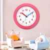 Bedroom Mute Clock Plastic Yellow Modern Wall Clock Creative Gift Children's Cute Living Room Home Decoration Desk Clock