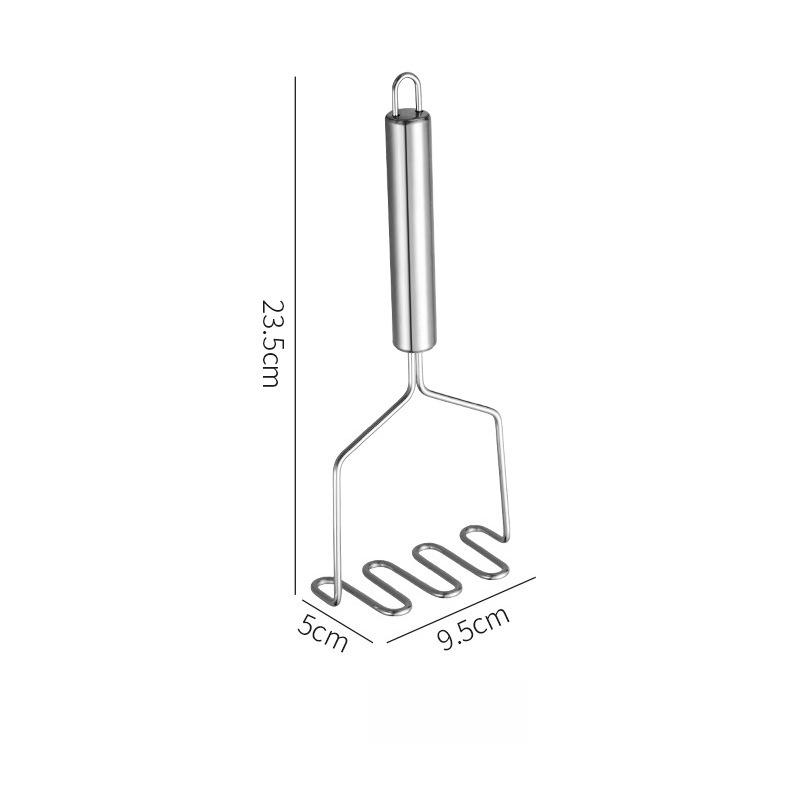 Stainless Steel Potato Masher Home Vegetable Press Mesh Manual Food Crusher for Sweet Pumpkin Avocado Kitchen Acceesories
