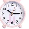 Alarm Clock Cute Bunny Shape Quiet Accurate Timing Clock Ornament for Home Bedroom
