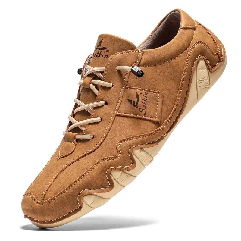 Mens Dress Shoes Genuine Leather Men Shoes Free Shipping and Cheap Original Leather Men's Sneakers Man Trend 2024 Low Price Shoe