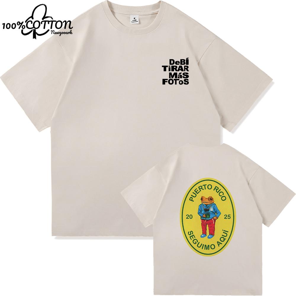 LE DTMF Debí Tirar Más Fotos TShirt BAD BUNNY DeBÍ TiRAR MáS FOToS Men Clothing Harajuku High Quality Cotton Tops