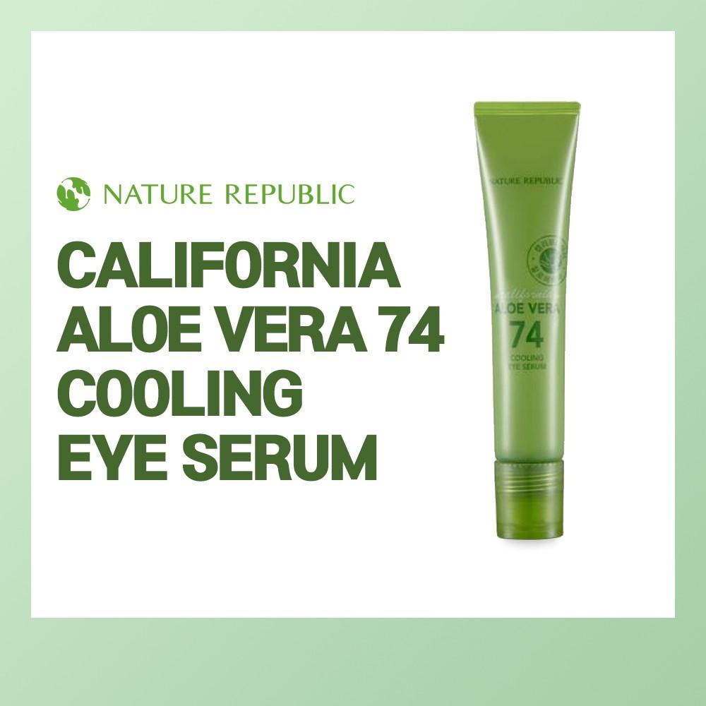 

NATURE REPUBLIC CALIFORNIA ALOE VERA 74 ОХЛАЖДАЮЩАЯ СЫВОРОТКА ДЛЯ ГЛАЗ 15 мл