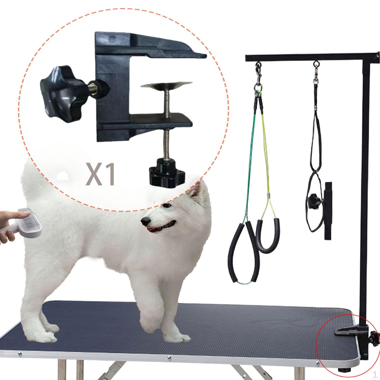 Pet Grooming Table Arms Clamp Fixing Clip Metal Lightweight Easy to Carry Support Heavy Duty