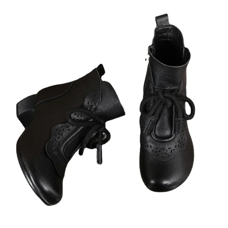 Fashion 2024 New Autumn Women's Boots Comfortable Leisure Warm Women's shoesFashion Versatile Trend Outdoor Versatile Boots black boots