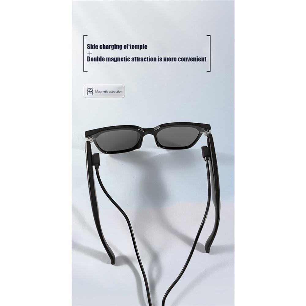 Smarte Bluetooth-Audiobrille, Musik hören und hochauflösende Anrufe führen, polarisierende Anti-UV-Gläser, bequeme Sonnenbrille