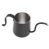 Kaffeekessel 304 Edelstahl Verdickt Dünner Langer Ausguss 250ml Pour Over Kaffeekessel für Zuhause Schwarz