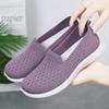 Shoes women's casual new soft-soled lightweight medium casual fly-woven breathable casual shoes women's shoes