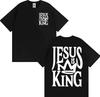 Jesus Is King Oversized Vintage Christian Print Unisex Gothic Retro Soft Cotton Crew Neck Women And Men Comfortable T Shirt